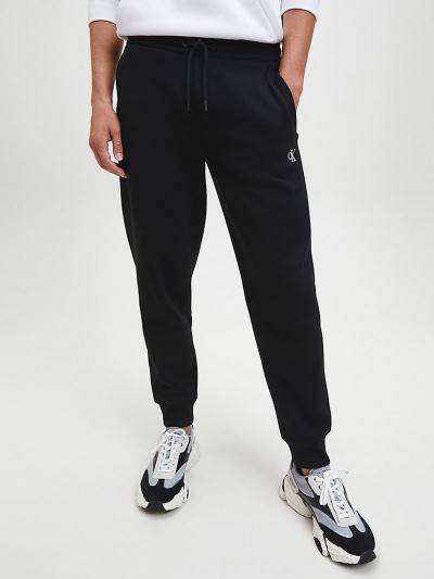 Calvin Klein Ruhák HU691912 | Calvin Klein Cotton Blend Fleece Férfi Jogger Fekete
